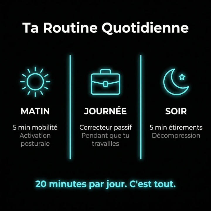 Le Protocole ERGO-BACK — Correcteur de Posture & Programme 30 Jours