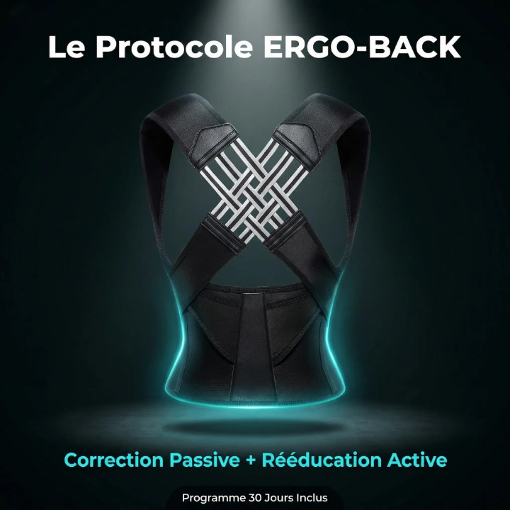 Le Protocole ERGO-BACK — Correcteur de Posture & Programme 30 Jours